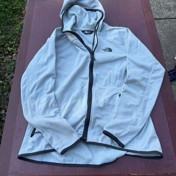 The North Face Women's Gray Full-Zip Hoodie - Size XL - Picture 2 of 4